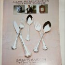 Reed & Barton New English Chippendale Sterling Silverware ad