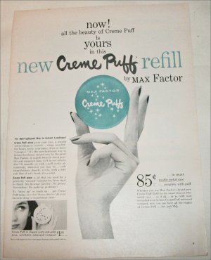 Max Factor Creme Puff Refill ad