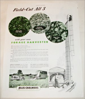 Allis-Chalmers Forage Harvester ad