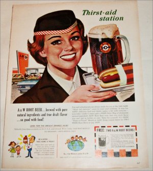 1965 A & W Root Beer ad