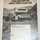 1973 American Motors Jeep pickup truck ad b&w #2