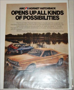 1974 American Motors Hornet Hatchback ad