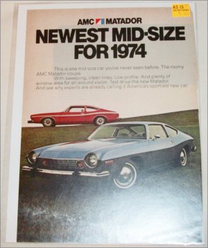 1974 American Motors Matador ad blue
