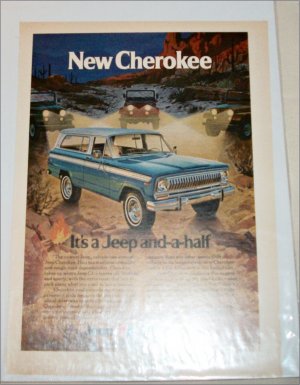 1974 American Motors Jeep Cherokee ad
