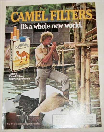 1985 Camel Filters It's a Whole New World Cigarette ad #1