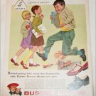 1958 Brown Buster Brown Tootsie & Lindy Shoes ad