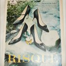 1959 Brown Risque Shoes ad