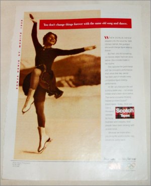 1992 3M Scotch Tape ad feauturing Sonia Henning
