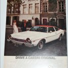 1974 American Motors Cassini Matador 2 dr sedan car ad