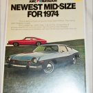 1974 American Motors Matador 2 dr sedan car ad