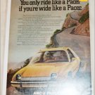 1975 American Motors Pacer car ad yellow