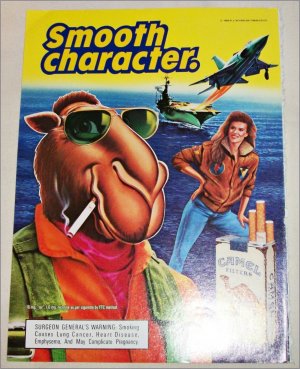 1989 Camel Filters Joe Camel Carrier Cigarette ad