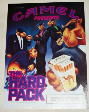 1991 Camel Filters Joe Camel Hard Pack Cigarette ad #1