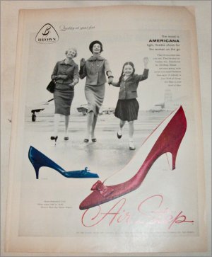 1959 Brown Airstep Shoe ad
