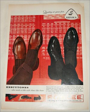 1959 Brown Roblee Executone Shoe ad