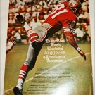 Sport's Illustrated San Francisco 49r's ad