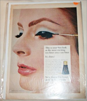 1967 Max Factor Shiney Eye-Liner ad