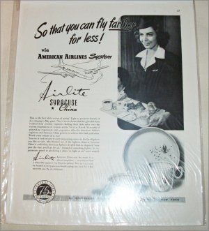 1946 Syracuse China 75th Anniversary ad