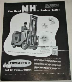 1948 Towmotor Fork Lifts ad