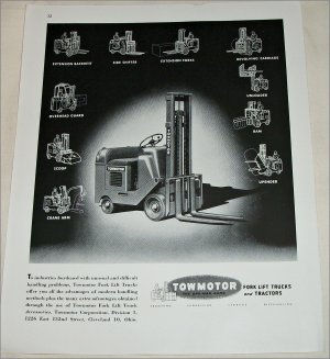 Towmotor Forklifts ad #1