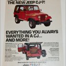1976 American Motors Jeep CJ-7 ad