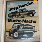 1976 American Motors Jeep Honcho Pickup truck ad