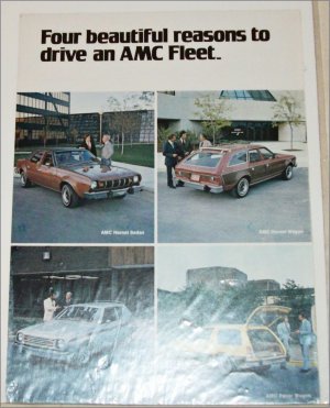 1977 American Motors Lineup car ad