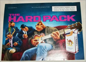 1991 Camel Lights Joe Camel Hard Pack Cigarette ad