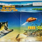1991 Camel Lights Joe Camel Humpback Lure Cigarette ad