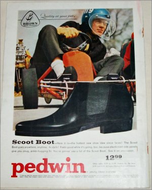 Brown Pedwin Scoot Boot ad
