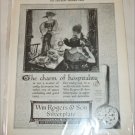 1922 William Rogers & Son Silverplate ad #1