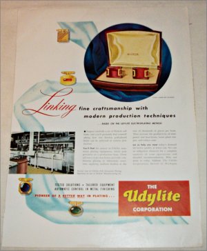 Udylite Corporation Hickok Jewelry ad