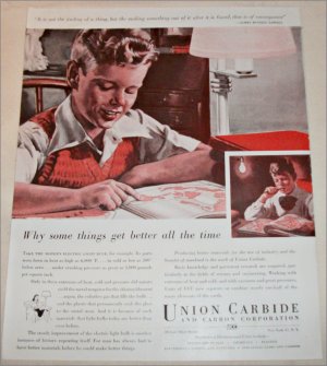 Union Carbide Why Some Things Get Better ad