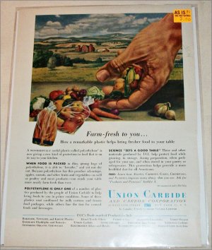 1955 Union Carbide Farm Fresh To You ad