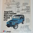 1977 American Motors Jeep CJ-7 ad