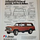 1977 American Motors Jeep Cherokee Chief ad