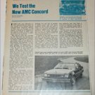 1978 American Motors Concord Drive Report
