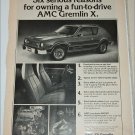 1978 American Motors Gremlin X car ad