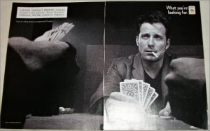 1997 Camel Lights Poker Cigarette ad
