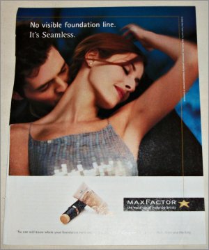 2000 Max Factor Foundation ad