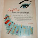 1960 Maybelline Eye Makeup ad