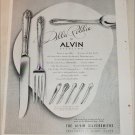 1948 Alvin Della Robia Silverware ad