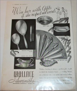 1938 Wallace Silversmith's ad