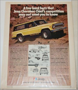 1978 American Motors Jeep Cherokee Chief ad