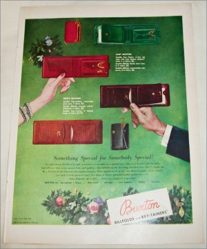 Buxton Billfolds & Key-Tainers Christmas ad