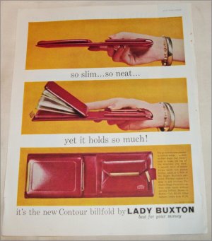 1956 Lady Buxton Billfold ad