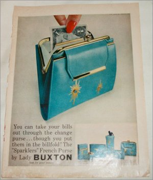 Lady Buxton Sparklers French Purse ad
