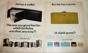 1969 Lord Buxton Convertible & Lady Buxton Gaitor Baitor ad