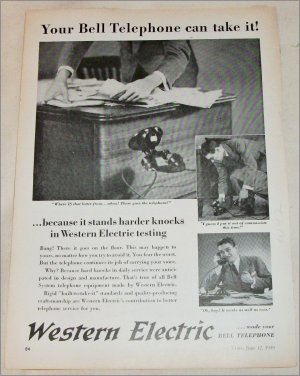 1939 Western Electric ad