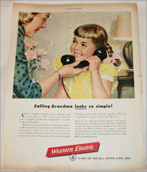 1950 Western Electric ad